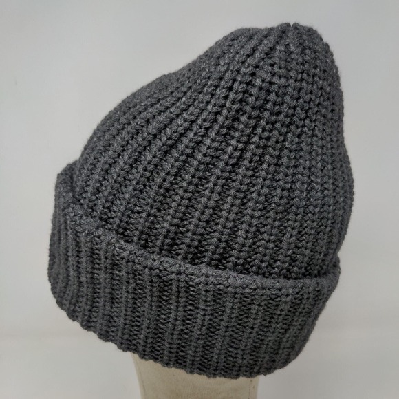 NVA Compassion First Hospital Men's Knit Beanie Hat Cap Gray Embroidered Logo - Picture 5 of 11